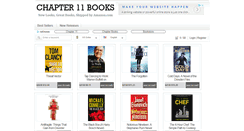 Desktop Screenshot of chapter11books.com